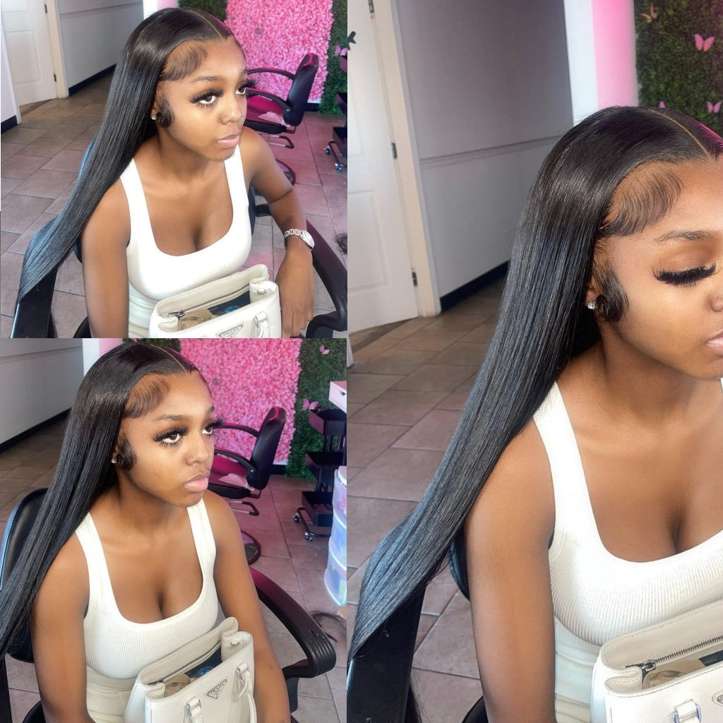 13x4-Bone-Straight-Lace-Front-Wigs-Human-Hair-Pre-Plucked-With-Baby-Hair-Full-Long-Straight-Frontal-Wigs-for-Black-Women-Glueless-Transparent-Lace-Wigs