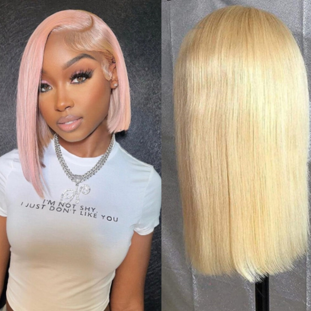 Blonde-Bob-Wig-Human-Hair-blonde-613-Straight-Short-Bob-Wigs-Free-Part-13x4-Lace-Front-Bob-Wig-Brazilian-Virgin-Human-Hair-Wig-for-Black-Women-PrePlucked-with-Baby-Hair-for-girl