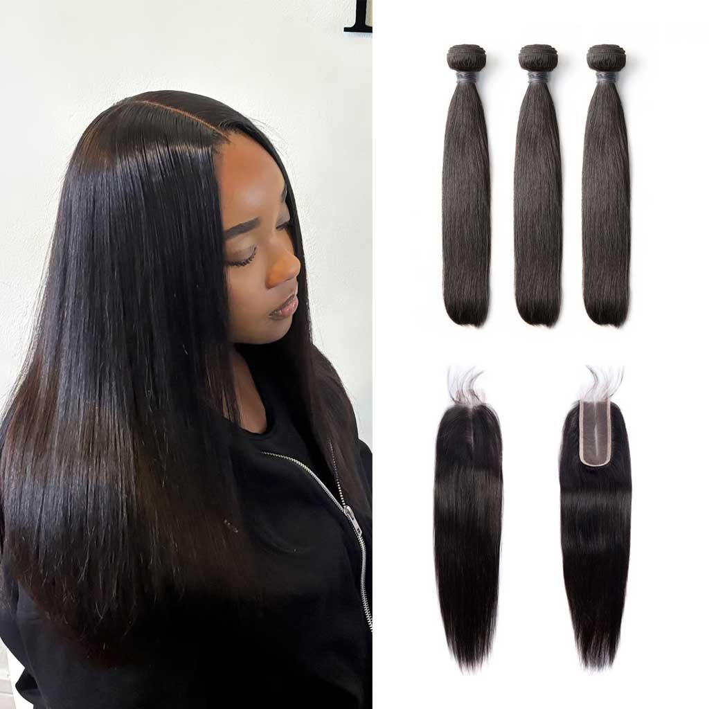 Fleeky-straight-human-hair-bundles-staight-hair-with-2x6-hd-lace-closure-full-and-thick-human-hair