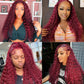 burgundy-wig-deep-wave-lace-front-wig-lace-closure-wig-curly-99J-hair-colored-lace-frontal-wigs
