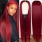 13x4-Colored-Burgundy-Lace-Front-Wigs-Human-Hair-99j-Lace-Front-Wig-Straight-Glueless-Human-Hair-Wigs-Pre-Plucked-Hairline-180-Density-Wine-Red-Color