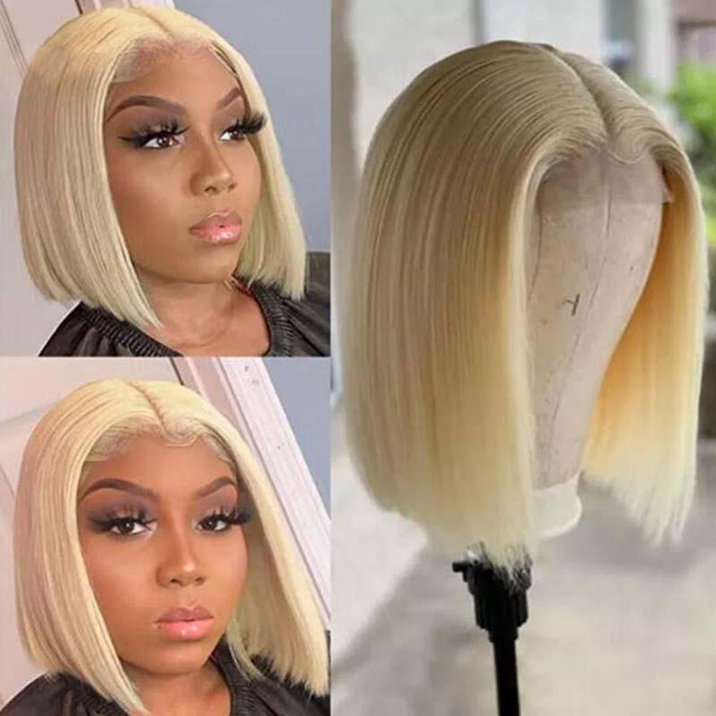 4x4-Lace-Closure-Wig-613-Bob-wig-Blonde-lace-wigs-Transparent-closure-wig-10A-613-Blonde-Bob-Wig-Human-Hair-613-Straight-Short-Bob-Wigs-Free-Part-13x4-Lace-Front-Bob-Wig-Brazilian-Virgin-Human-Hair-Wigs-for-Black-Women-180%-Density-Straight-Bob-Wig-Pre-Plucked-with-Baby-Hair