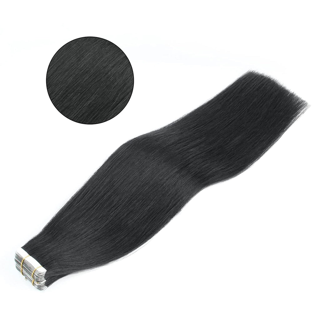 Black-Tape-in-Hair-Extensions-Human-Hair-Invisible-Straight-Hair-extensions-Real-Human-Hair-Tape-in-50g-20pcs-Jet-Black