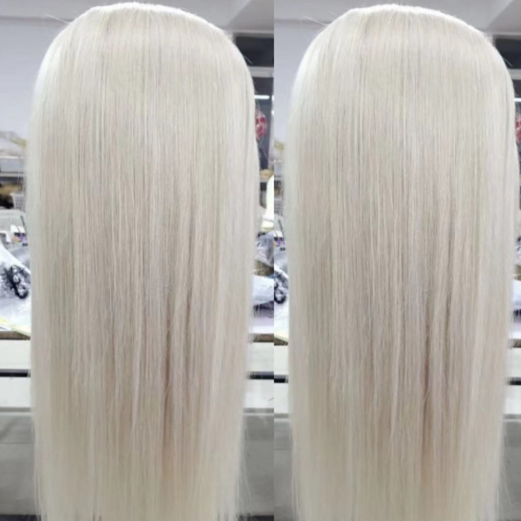 Blonde-#60-Wig-Straight-Lace-Front-Wigs-#60-Platinum-Blonde-Natural-Human-Hair-Wigs-for-Daily-Wear- light-blonde-Lace-Front-Wig