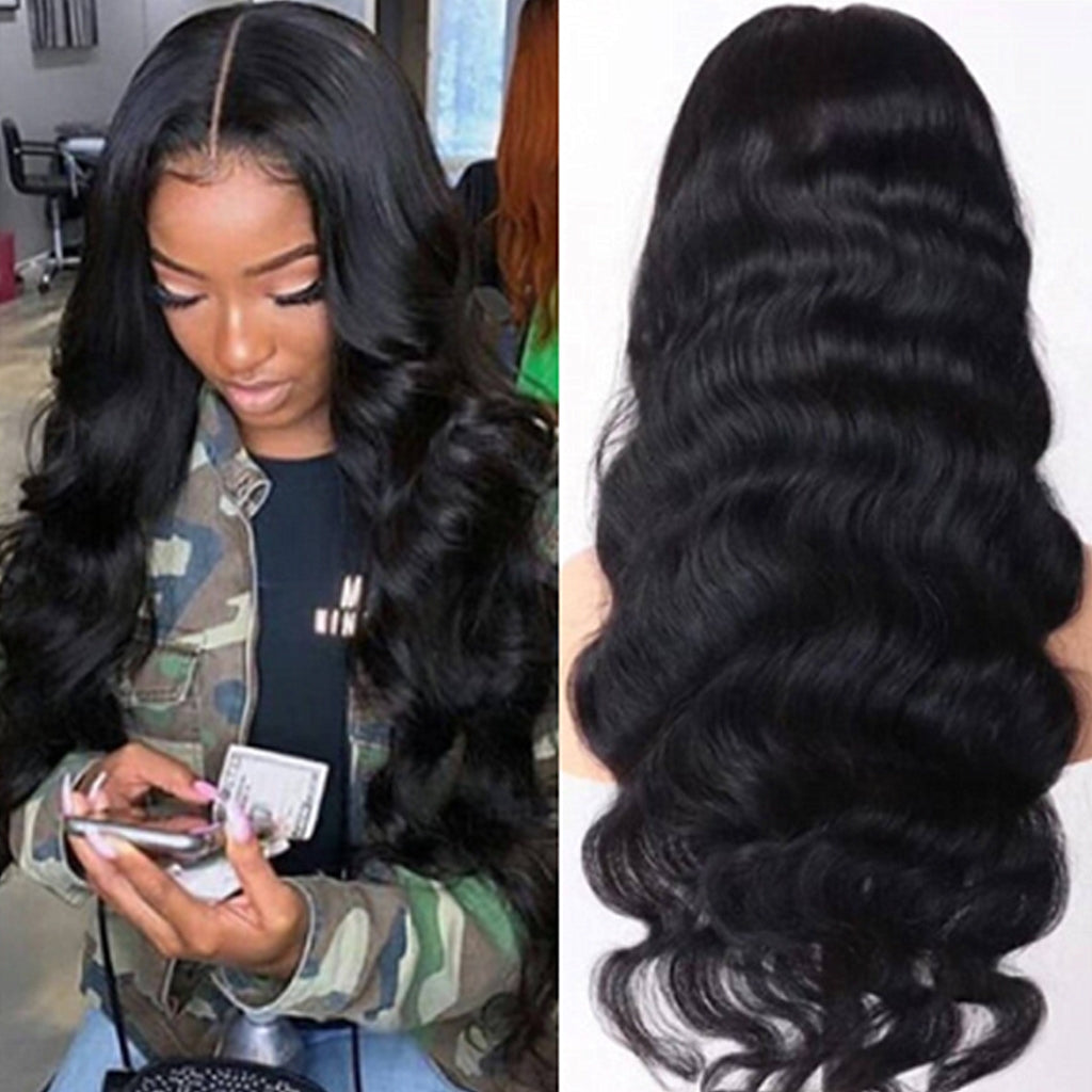 Fleeky Hair Straight 13x6 Lace Front Wig Transparent Lace Wig