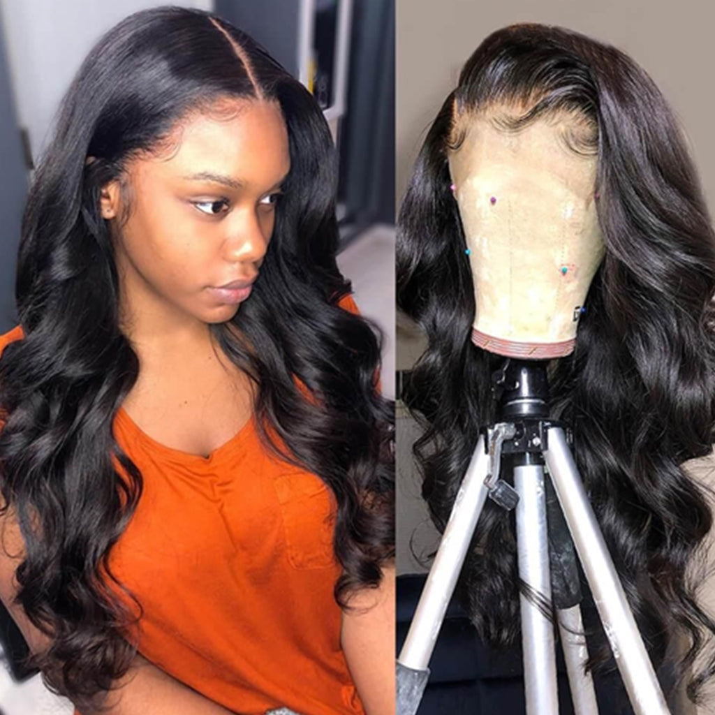 Fleeky Hair Straight 13x6 Lace Front Wig Transparent Lace Wig