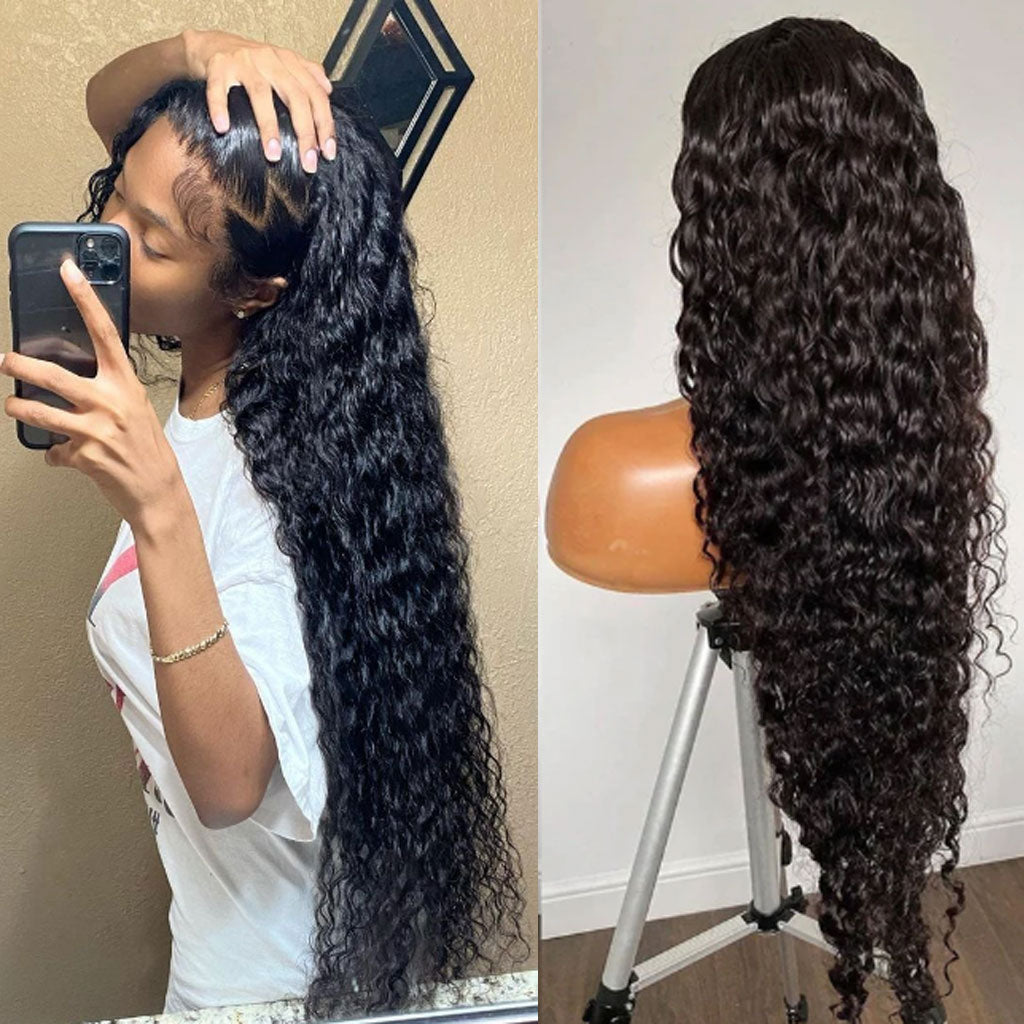 Fleeky Hair HD Lace Wigs Water Wave 13x4 13x6 Lace Frontal Wigs 4x4 5x