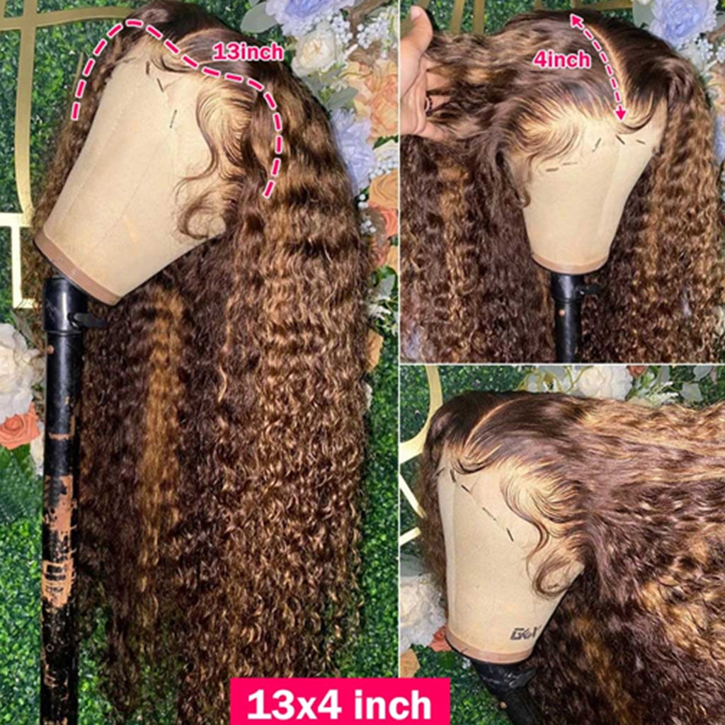 Highlight-Frontal-Wig-13x4-Lace-Front-wig-Deep-Wave-Wigs-Honey-Blonde-Transparent-Frontal-Wig