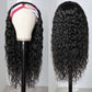 Water-Wave-Headband-Wig-Glueless-Scarf-Human-Hair-Wigs