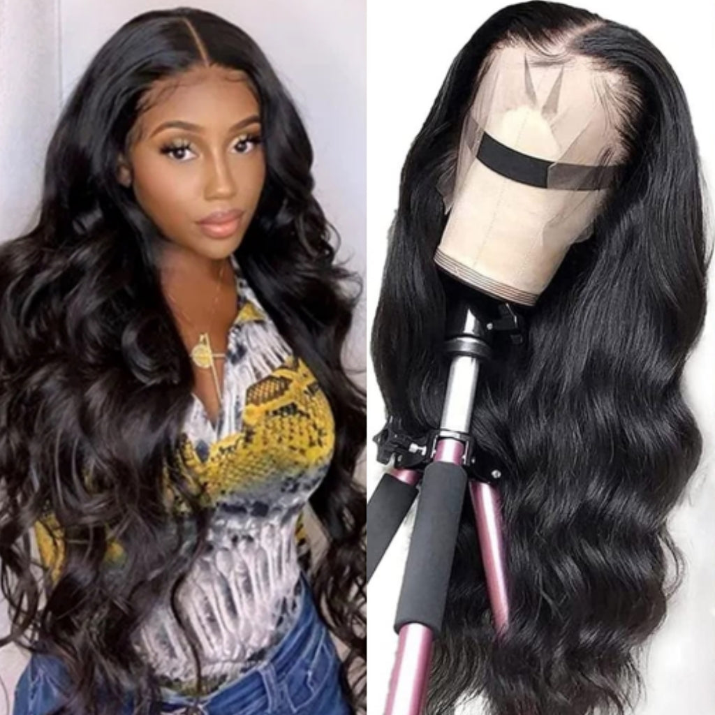 body-wave-Human-Hair-transparent-Lace-front-Wigs-Body-Wave-13x4-Lace Frontal-Wig-for-black-women